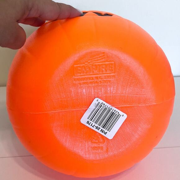 Vintage 1995 Empire Blow Mold Light Up Trick Or Treat Bucket Pumpkin Witch Hat - Picture 5 of 12